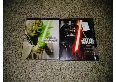Star Wars Saga Episodes 1-6 on Blu-Ray & DVD Boxsets